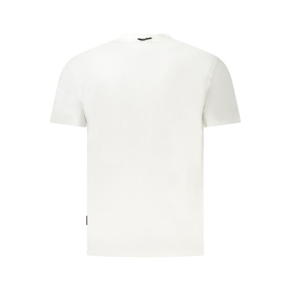 Napapijri White Cotton Men T-Shirt